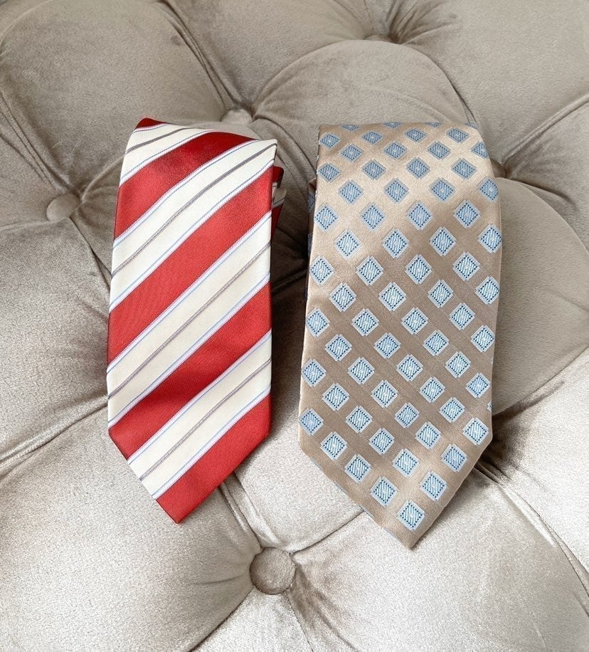 2 x Hugo Boss Silk Neck Ties