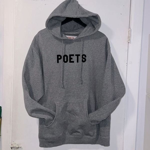 INDEPENDENT TRADING CO POETS Grey OG Pullover Hoodie-L
