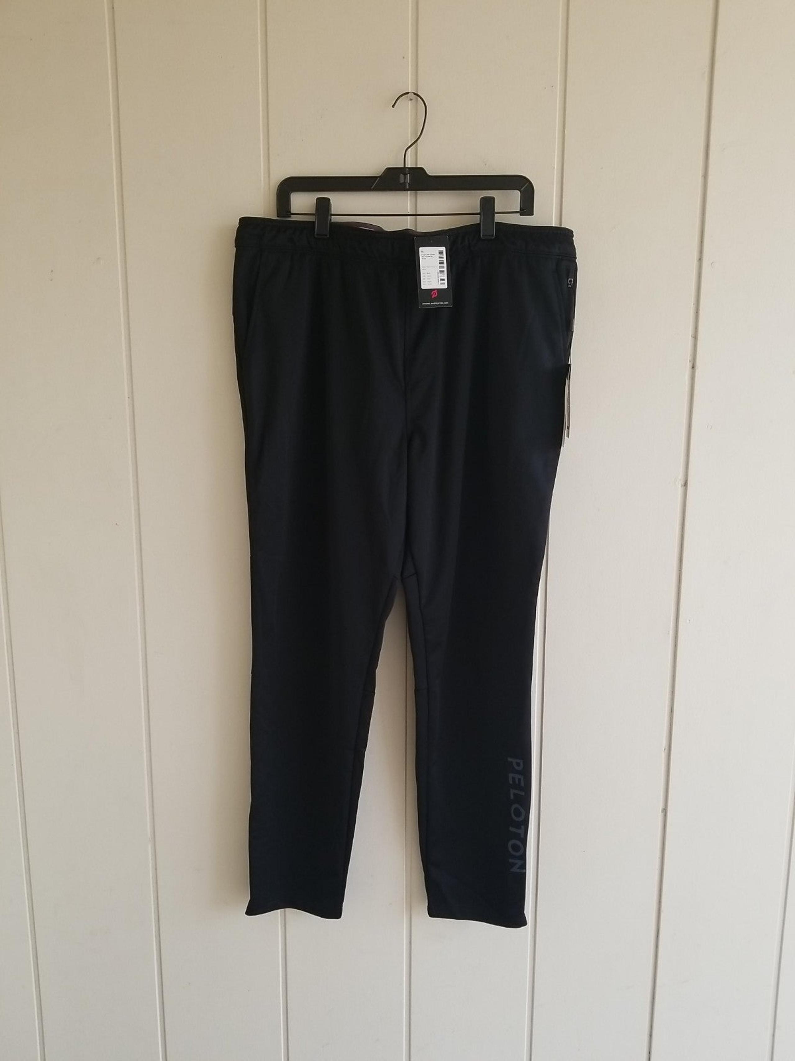 NEW WITH TAGS MENS PELOTON RELAY TRACK PANT BLACK FOUR LAPS SIZE XL