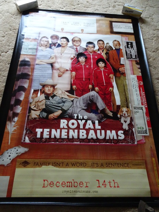 THE ROYAL TENENBAUMS - MOVIE BANNER WITH DANNY GLOVER, GENE HACKMAN, BILL MURRAY