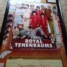 THE ROYAL TENENBAUMS - MOVIE BANNER WITH DANNY GLOVER, GENE HACKMAN, BILL MURRAY