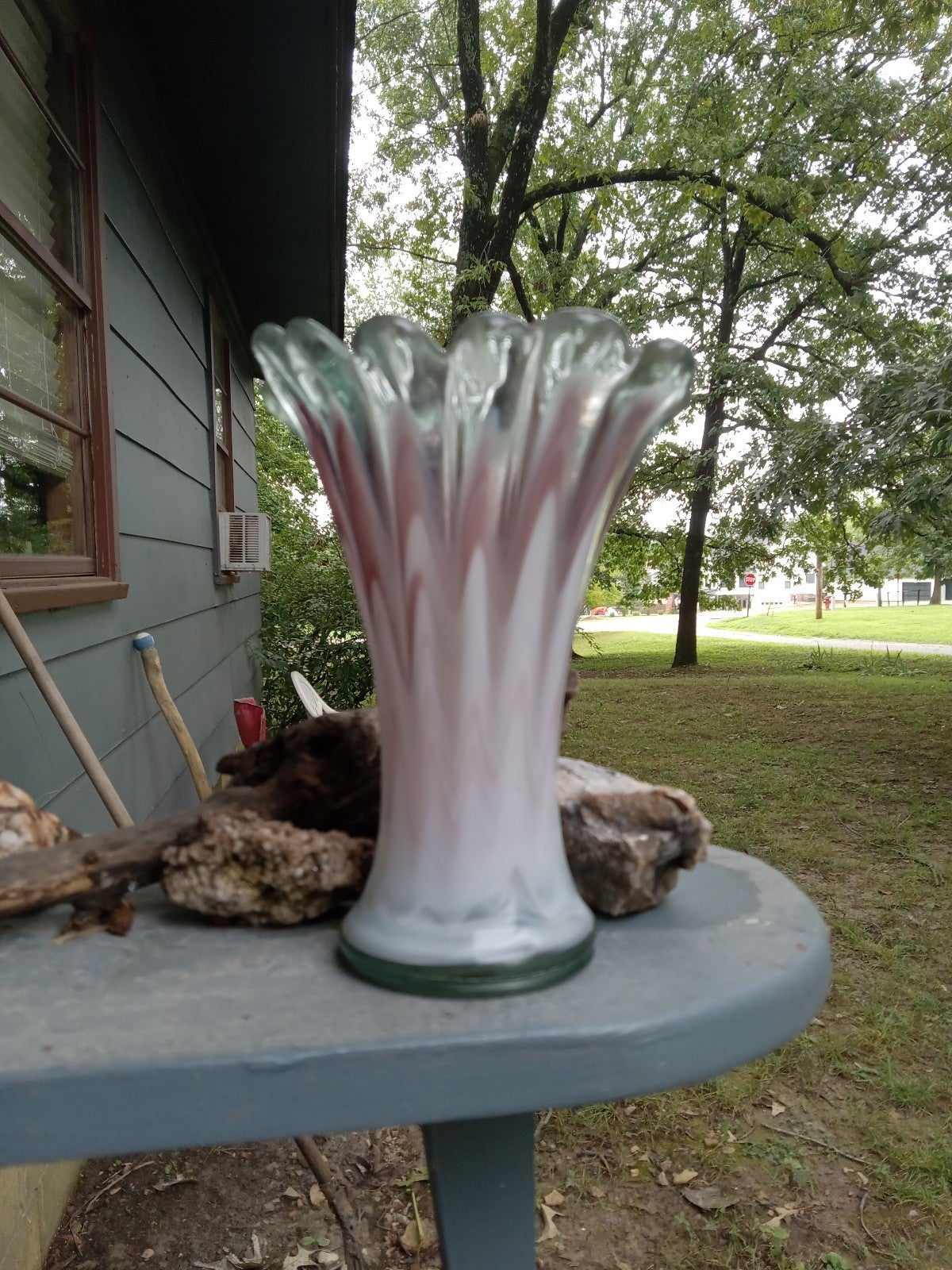 murano glass vase
