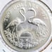 1972 Bahamas Two Dollars Flamingos w COA • .925 Silver 40mm .8862oz ASW • GEM BU