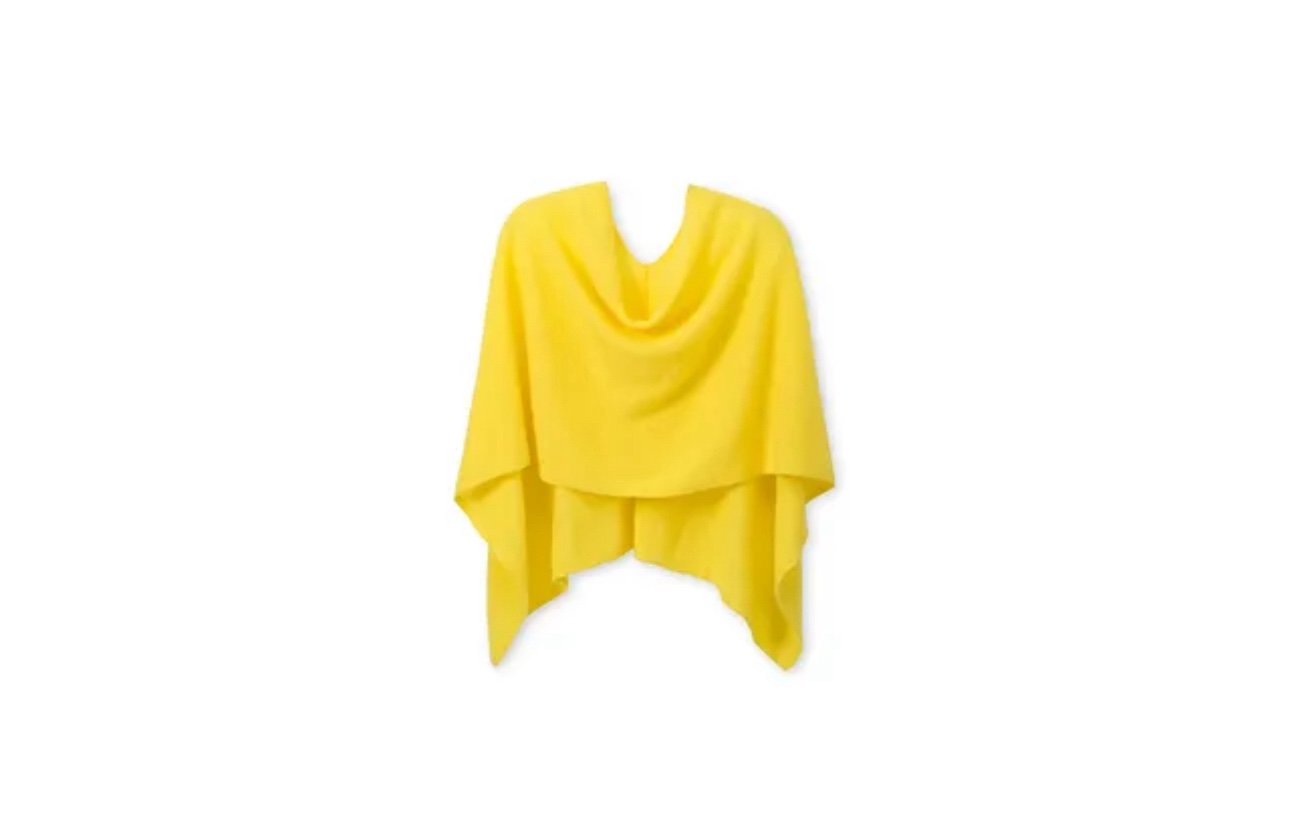 Cashmere poncho