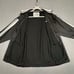 ENYCE Satin Track Jacket XXL Black Patches Hip Hop Silky Full Zip VTG 90s Y2K