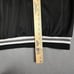 ENYCE Satin Track Jacket XXL Black Patches Hip Hop Silky Full Zip VTG 90s Y2K