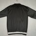 ENYCE Satin Track Jacket XXL Black Patches Hip Hop Silky Full Zip VTG 90s Y2K
