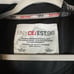 ENYCE Satin Track Jacket XXL Black Patches Hip Hop Silky Full Zip VTG 90s Y2K