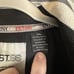 ENYCE Satin Track Jacket XXL Black Patches Hip Hop Silky Full Zip VTG 90s Y2K