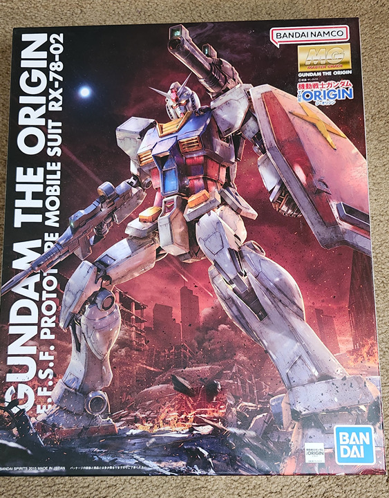 Bandai 1/100 MG RX-78-2 Gundam The Origin