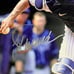 Jorge Posada Catching & Throwing Yankees 8x10 Autographed Photo JSA Certified