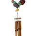 Lucky Rooster Bamboo Wind Chime NEW Outdoor Home Decor Great Windchime For Yard
