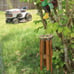 Lucky Rooster Bamboo Wind Chime NEW Outdoor Home Decor Great Windchime For Yard