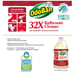 OdoBan Professional Cleaning 32X Bathroom Cleaner, 1 Gallon Concentrate 4-Pack