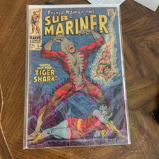 Sub-Mariner #5 1st Appearance Tiger Shark! Roy Thomas! Marvel 1968