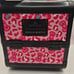 Impressions Hello Kitty Slay Cube Travel Makeup Case Red Pink Leopard