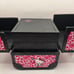 Impressions Hello Kitty Slay Cube Travel Makeup Case Red Pink Leopard