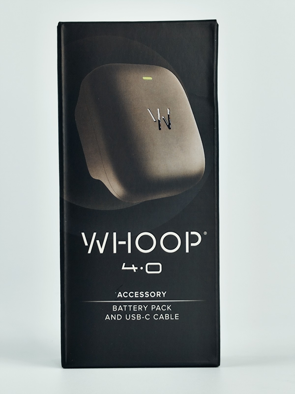 WHOOP Battery Pack 4.0 Portable Wearable Water-Resistant Charger Onyx