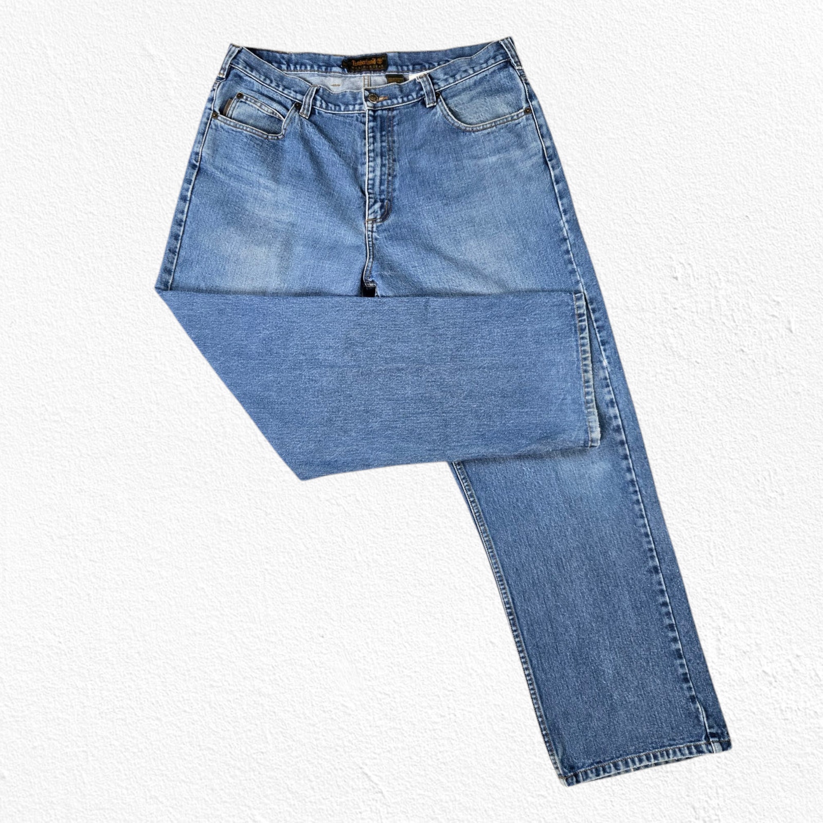 1990s Vintage Timberland Classic Weathergear High Rise Straight Jeans Size 36