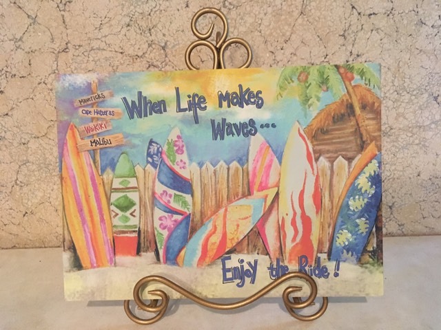 Wall Hangings Pictures When Life Makes Waves....Enjoy the Ride Rare