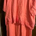 Studio C Plus Linen Blend 2 Pc Dress Jacket Dress plus size 28W EUC Coral