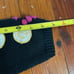 Marisa Christina Kids Cotton Fruit Beaded Appliqué Black Sweater size Medium