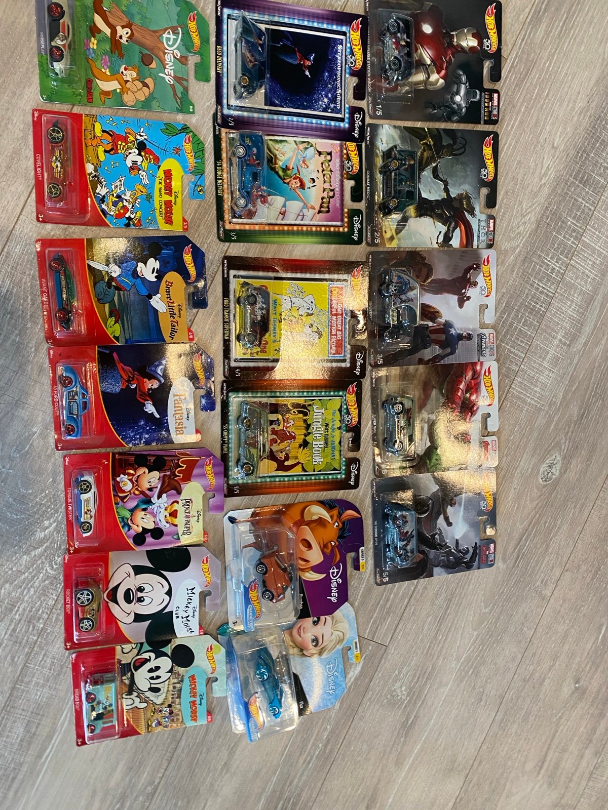 Disney hot wheels
