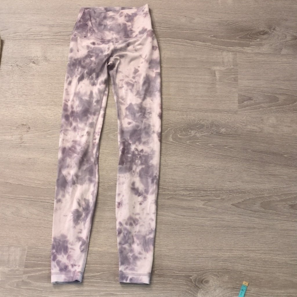 Lululemon Align Pant 28 Diamond DyeDiamond Dye Pink Bliss Graphite Purple sz. 2