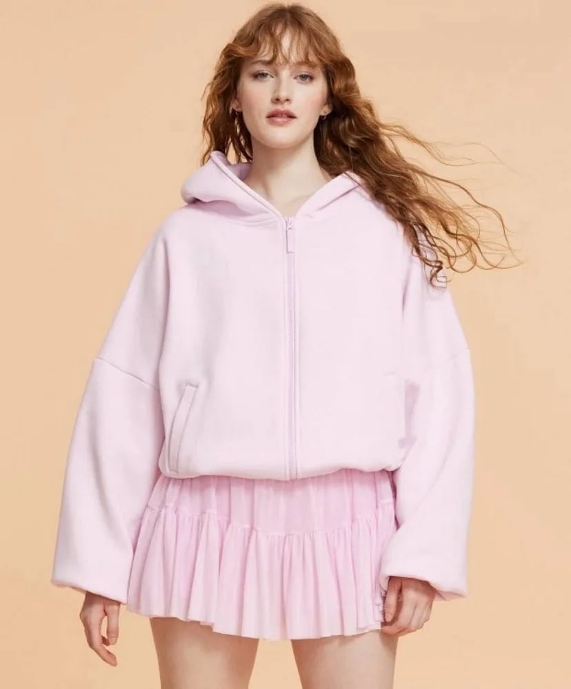 blogilates marshmallow hoodie from target collab XL