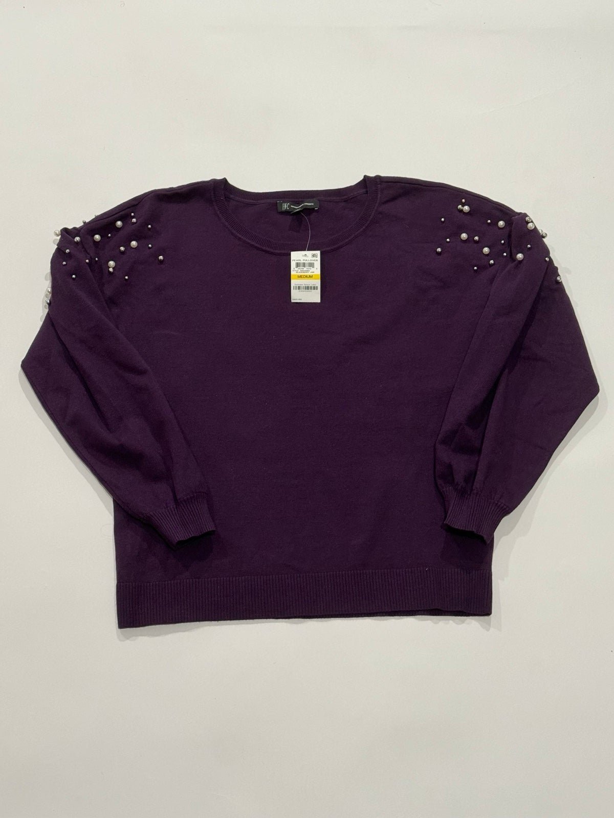 I-N-C Womens Pearl Pullover Sweater size medium