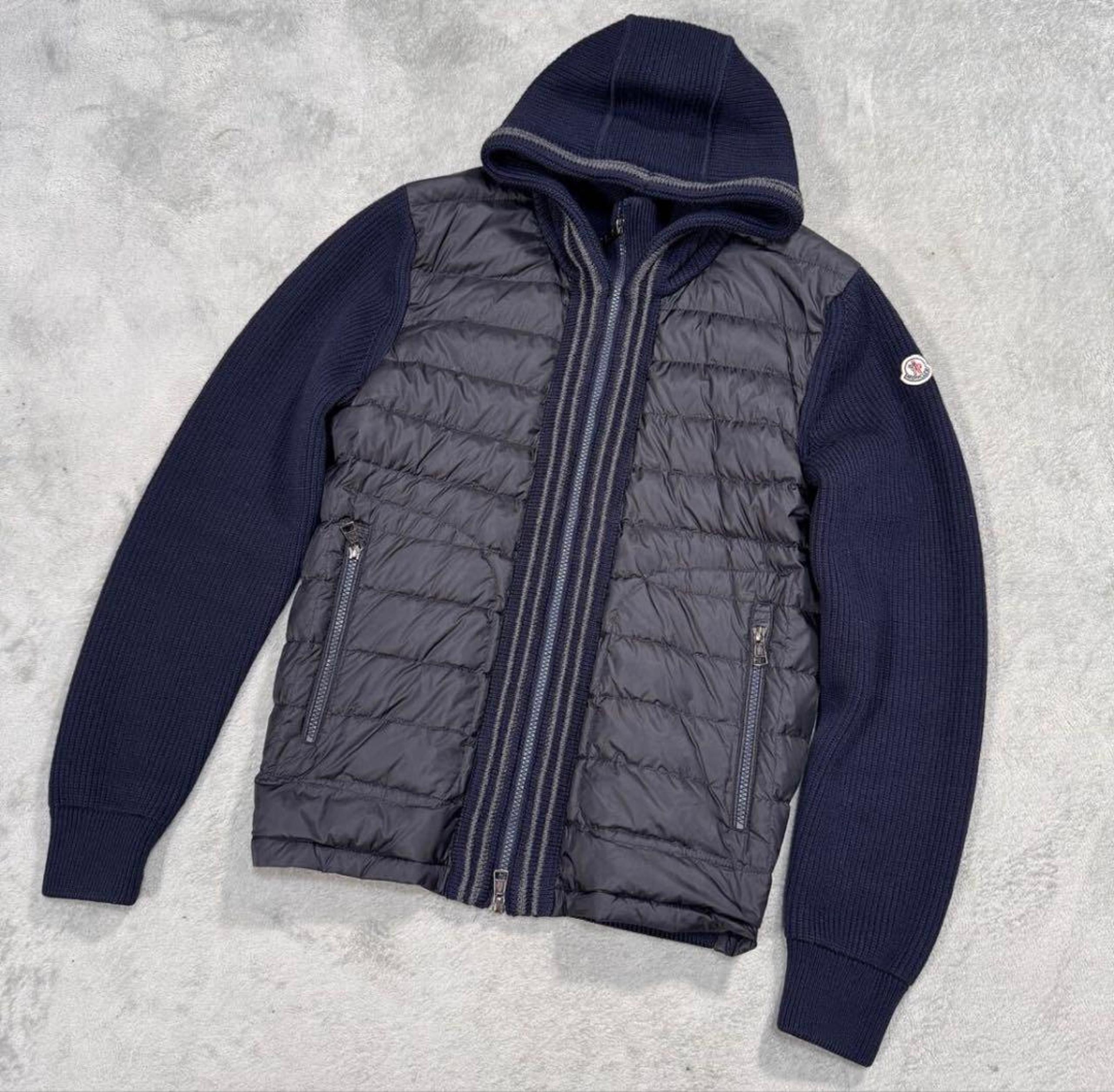 Moncler Men's Knit Down Jacket. Price negotiation is possible.