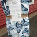Blue butterfly throw