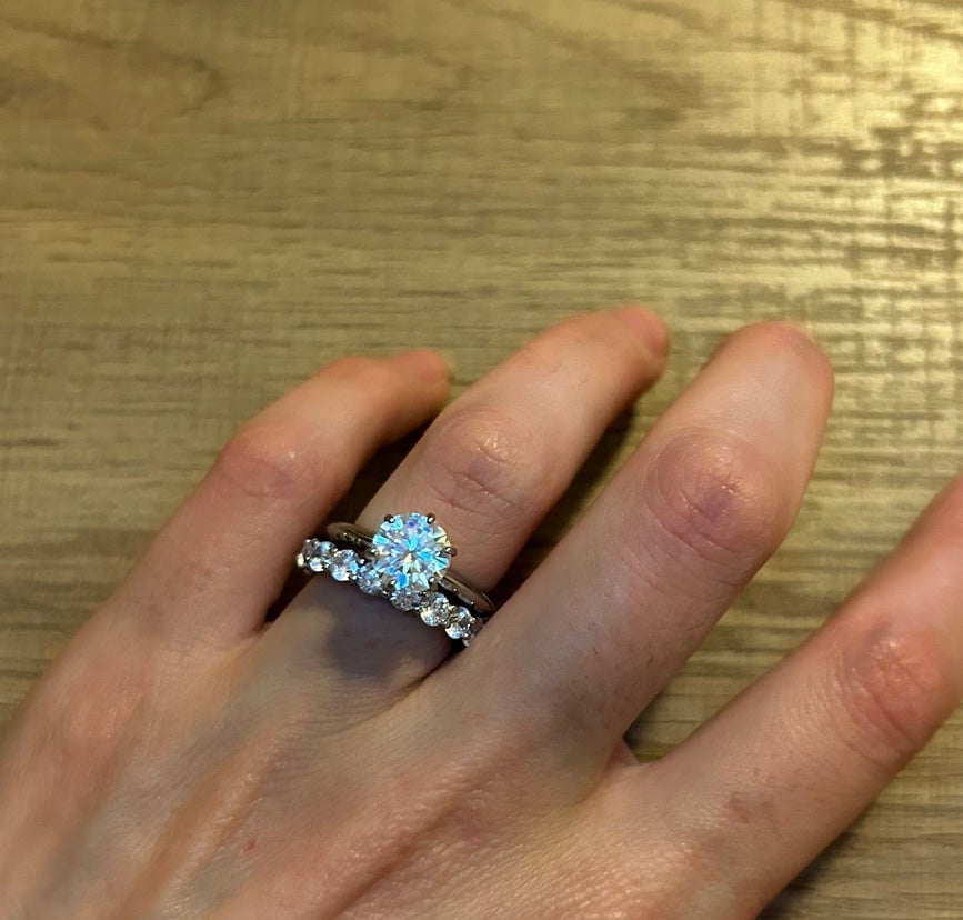 “Sale” 2CT Moissanite Engagement Ring
