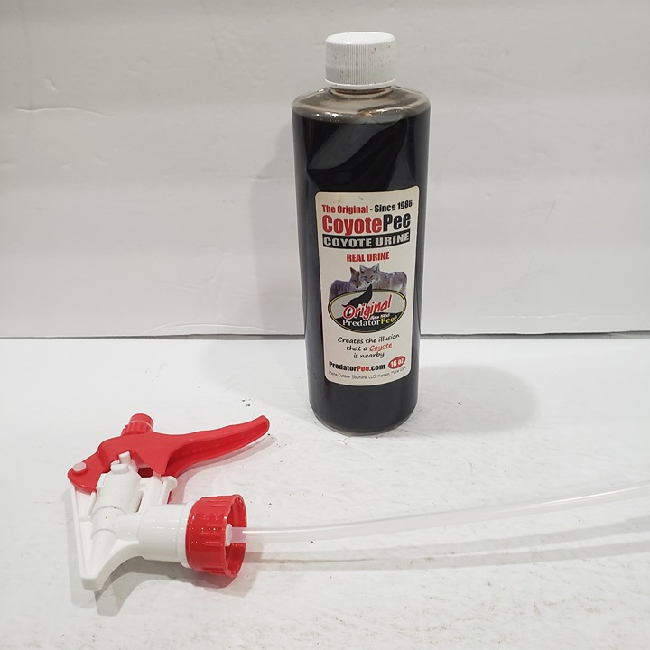NEW Predator Pee 100% Pure Coyote Pee Urine 16 oz Spray Bottle- Pest Deterrant