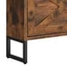 Shoe Cabinet Storage 2-Flip Drawer Bottom Shelf Metal Leg Entryway Sneakers Rack