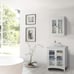 20 in. x 24 in. Wooden Wall Cabinet, White