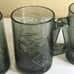 Smoked Glass 12 oz 1970s McDonald's Coffee M Donalds glass collection mugs