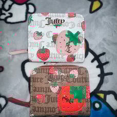 Juicy Couture Strawberry Wallet Set of Two