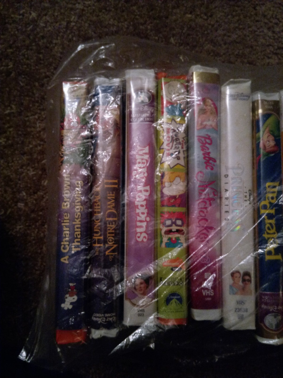 Disney and paramount VHS tapes