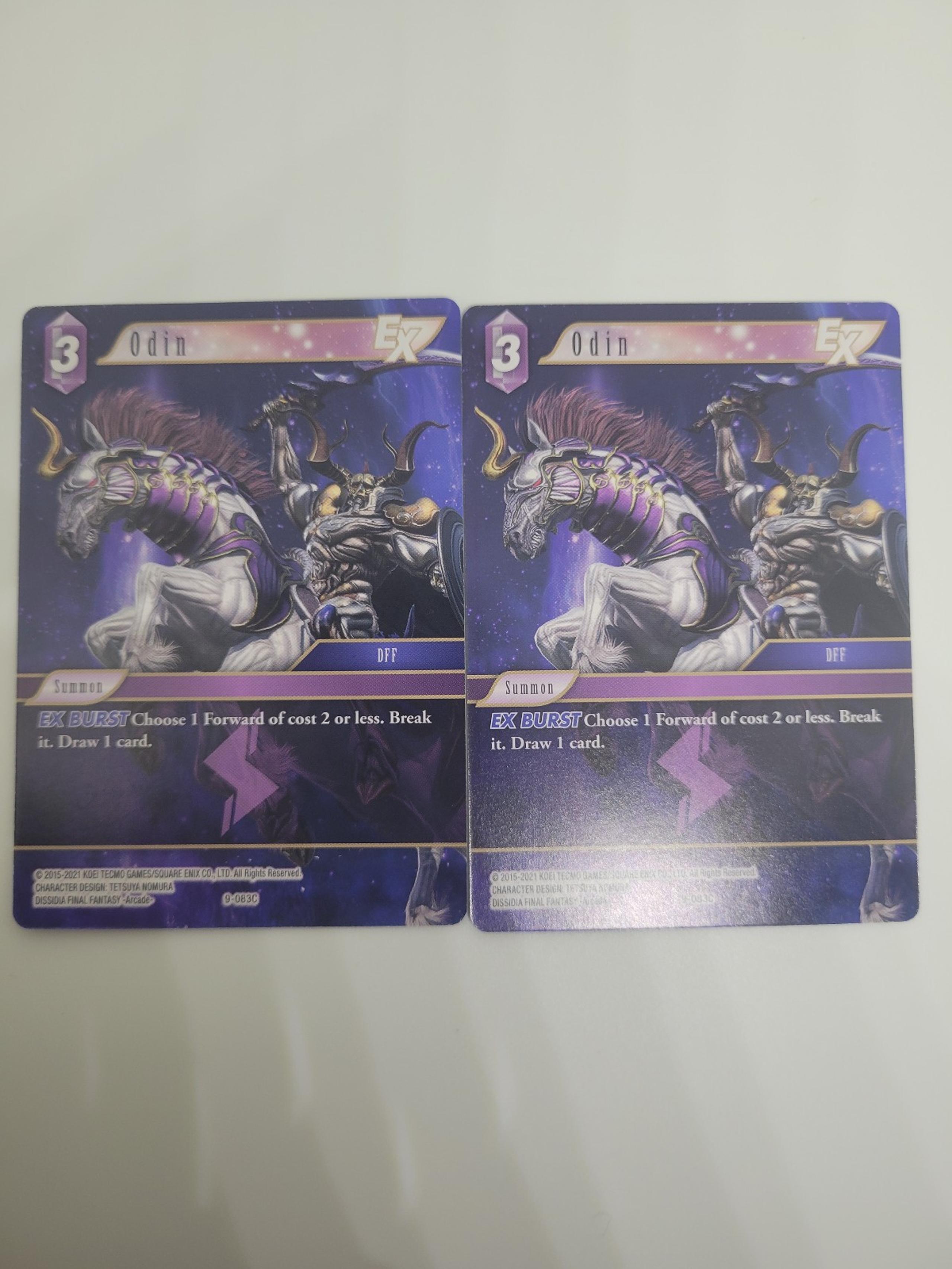 Final Fantasy DFF - Opus IX - Odin EX x2