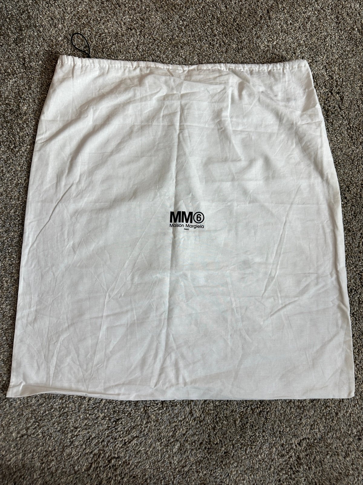Authentic MM6 Maison Margiela Clean Drawstring Dustbag Size 23 x25