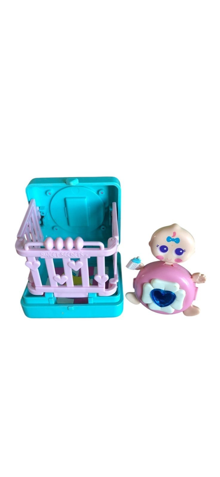 Vintage 1984 Galoob Sweet Secrets Locket Baby “Play with me” Complete!