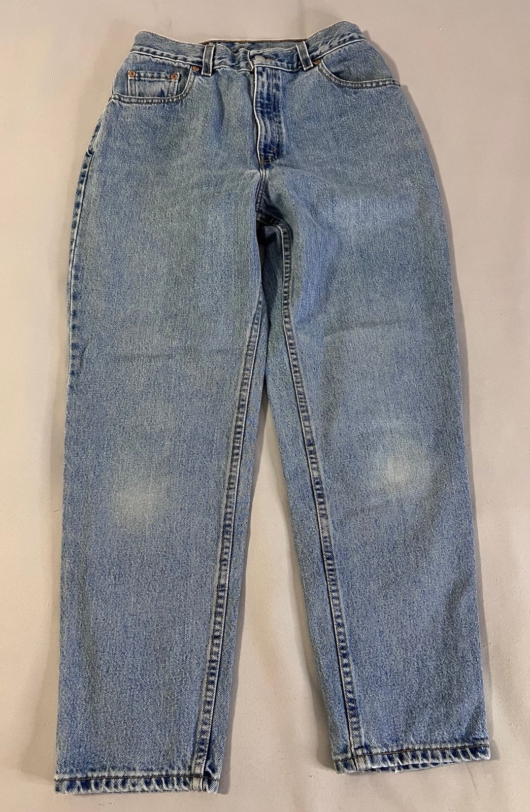 VTG Levis 550 Relaxed Fit Tapered Leg Jeans Womens 10 Mis S Denim USA Made Y2K
