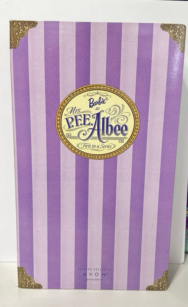 Vintage 1997 Mattel Barbie as Mrs. P.F.E Albee Avon First In Series Exclusive