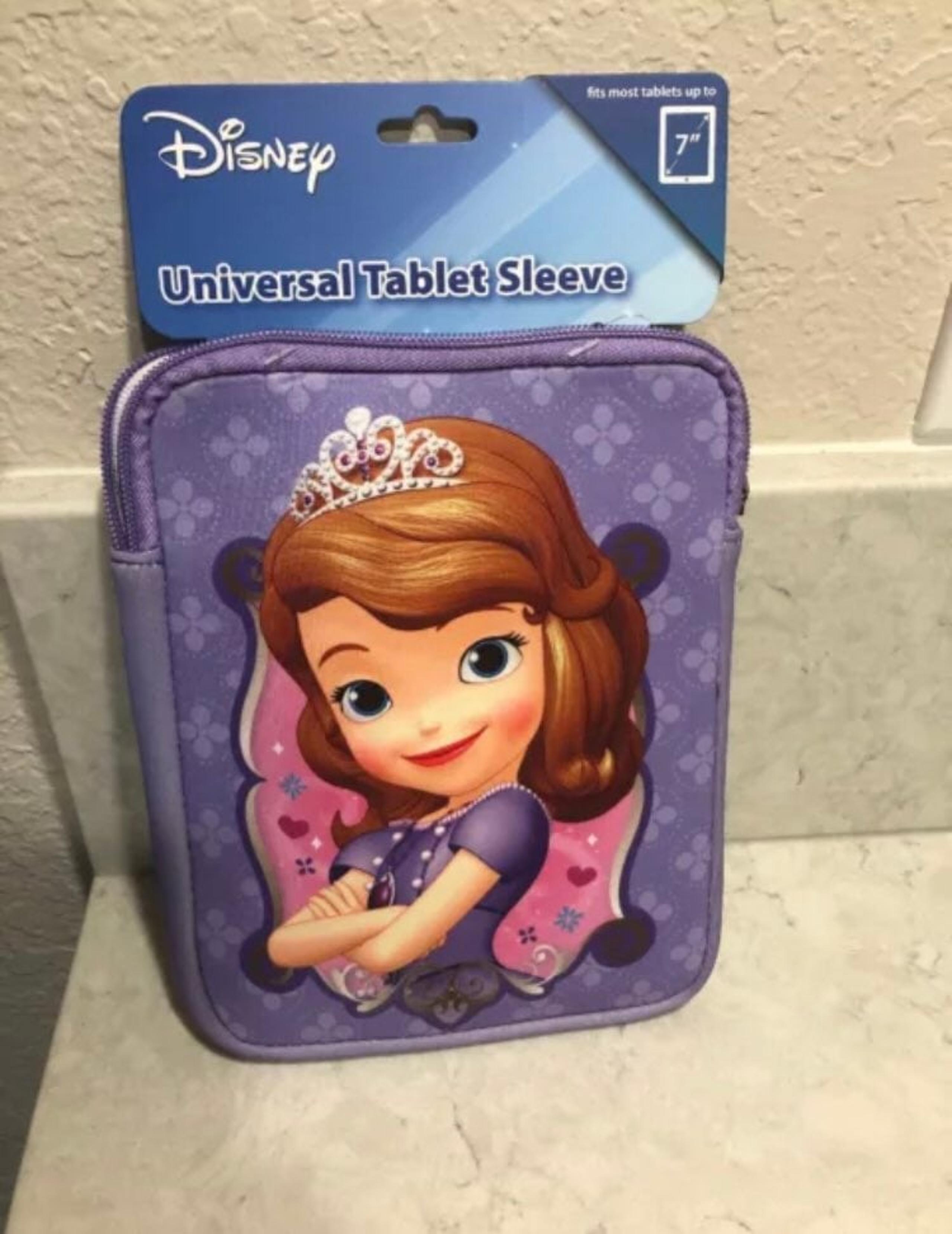 EKids DISNEY SOFIA The First UNIVERSAL TABLET SLEEVE Case For Tablets Laptops 7”