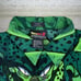 Vintage Dragon Ball Z Button Up Casual Shirt Cell Goku Green All Over Print Y2K