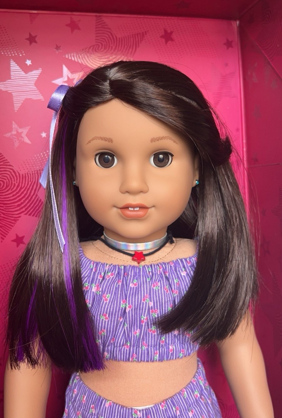American Girl Doll Luciana Vega with outfits and telescope