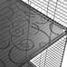 Cat Cage with Storage Cube DIY Indoor Catio Cat Enclosures Metal Cat Playpen