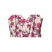 Mahi Gold Floral Tropical Romper White, Pink Blue