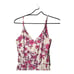 Mahi Gold Floral Tropical Romper White, Pink Blue